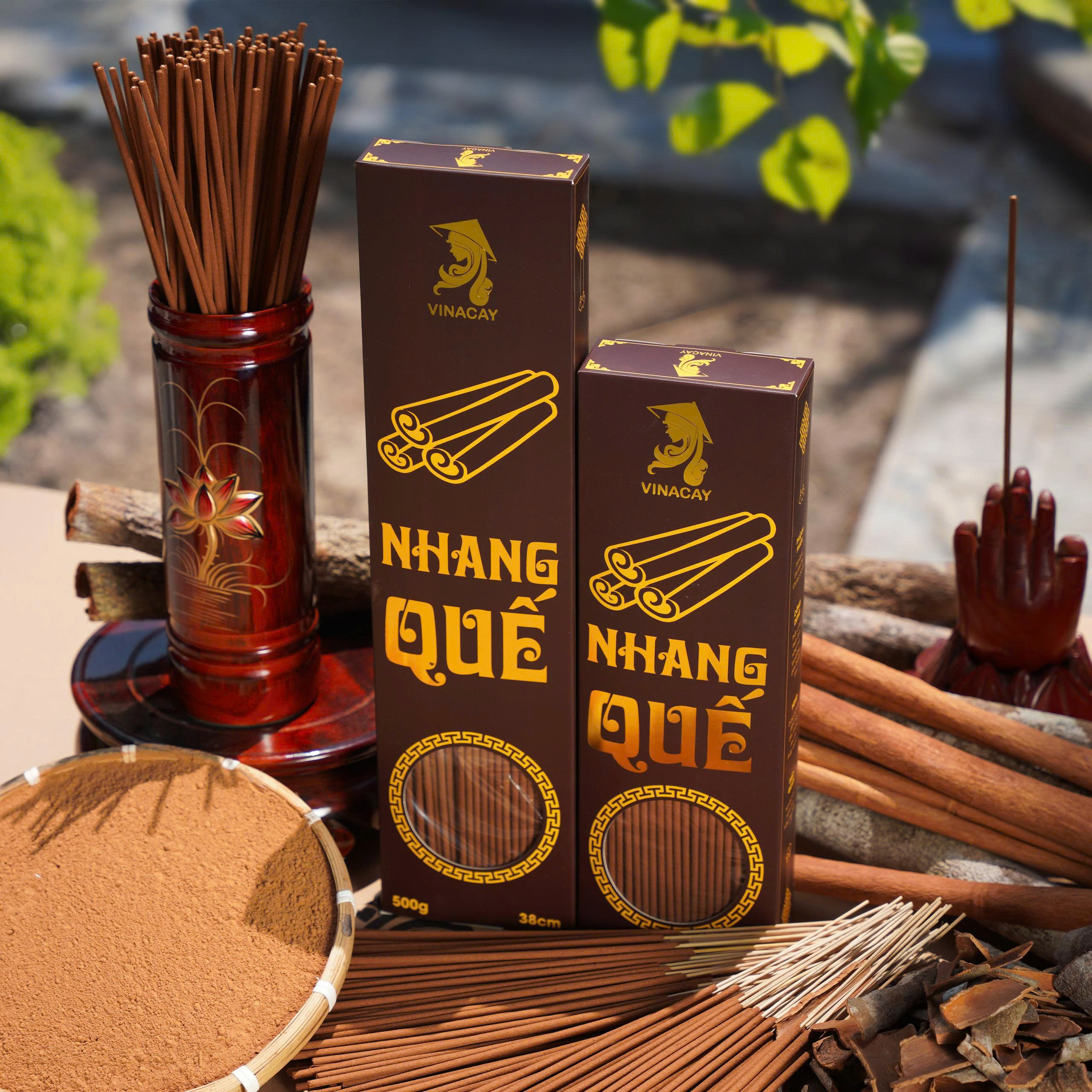 Nhang Quế Hộp Vinacay 500g Sang Trọng